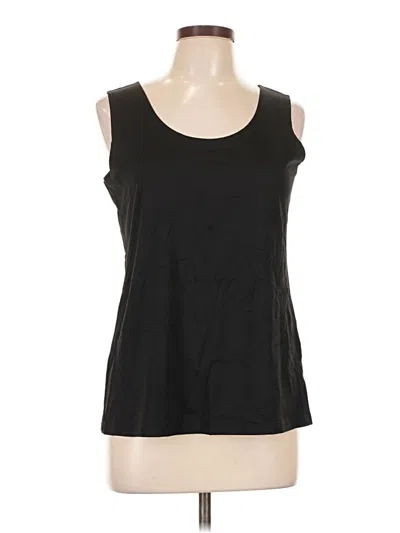 Pre-owned Chico's Sleeveless T-shirt In Black
