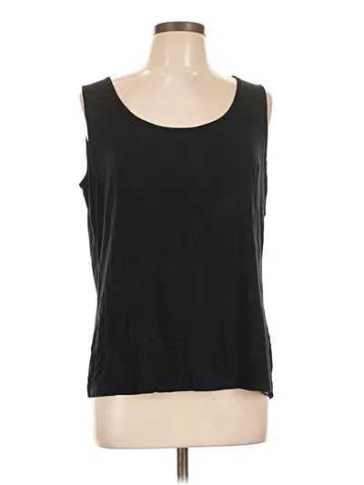 Pre-owned Chico's Sleeveless T-shirt In Black