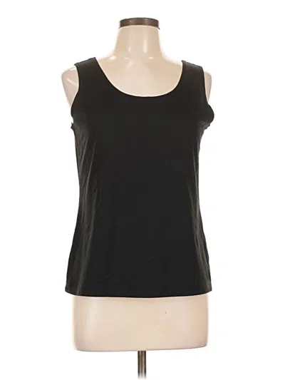 Pre-owned Chico's Sleeveless T-shirt In Black