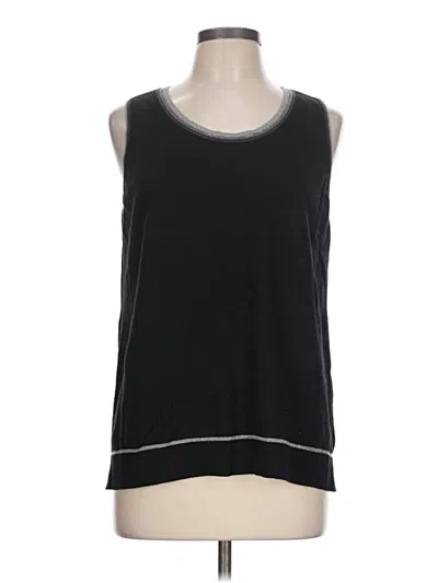 Pre-owned Chico's Sleeveless T-shirt In Black