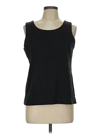 Pre-owned Chico's Sleeveless T-shirt In Black