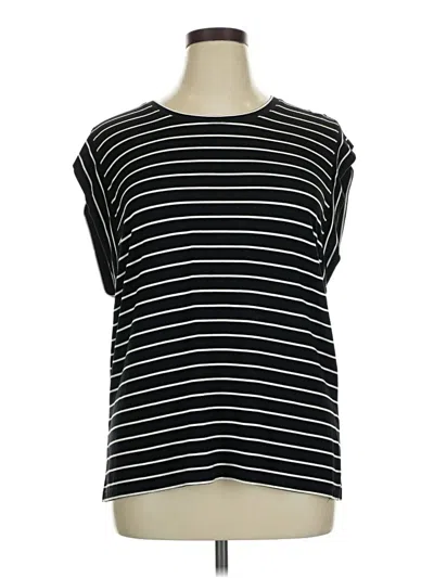 Pre-owned Chico's Sleeveless T-shirt In Black