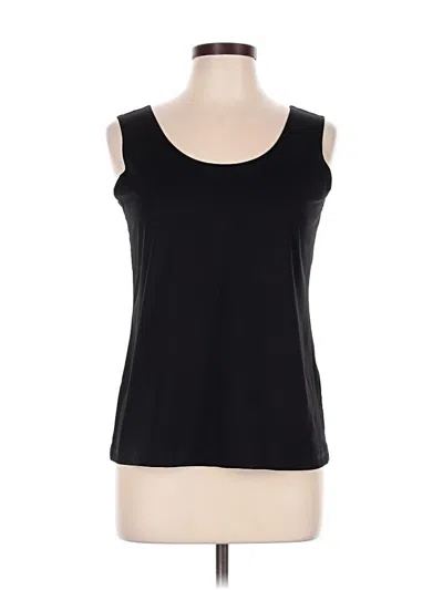 Pre-owned Chico's Sleeveless T-shirt In Black