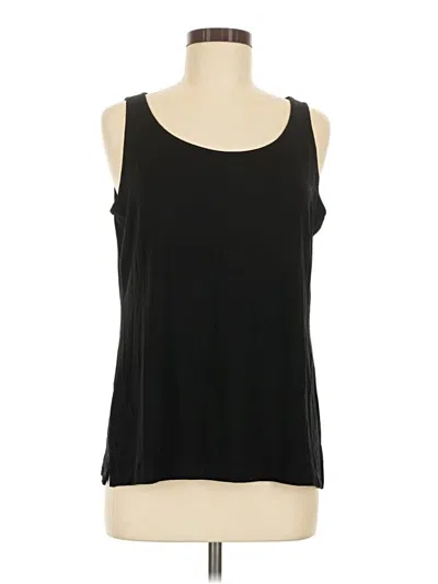 Pre-owned Chico's Sleeveless T-shirt In Black