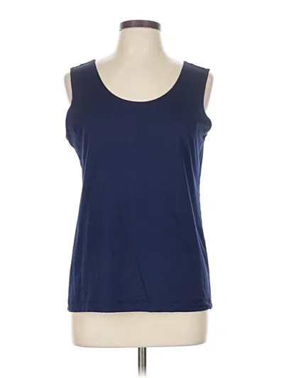 Pre-owned Chico's Sleeveless T-shirt In Blue