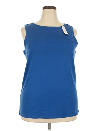 Chico's Sleeveless T-shirt In Blue