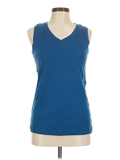 Chico's Sleeveless T-shirt In Blue