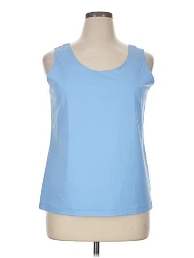 Pre-owned Chico's Sleeveless T-shirt In Blue