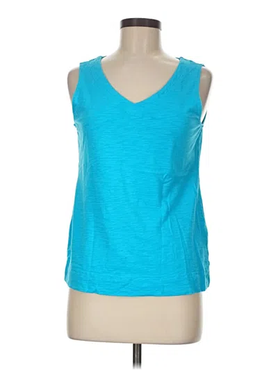 Pre-owned Chico's Sleeveless T-shirt In Blue