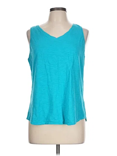 Pre-owned Chico's Sleeveless T-shirt In Blue
