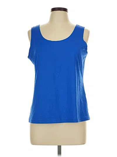 Pre-owned Chico's Sleeveless T-shirt In Blue