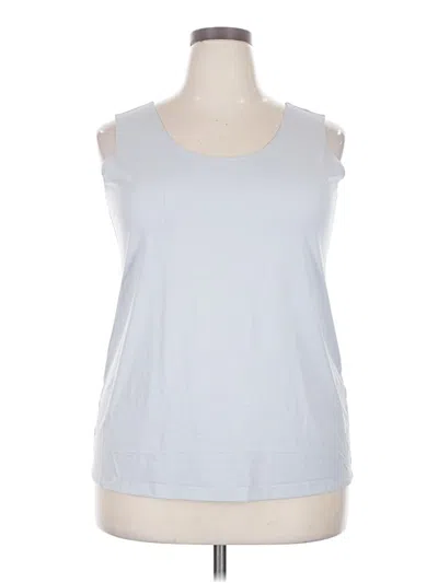 Pre-owned Chico's Sleeveless T-shirt In Blue