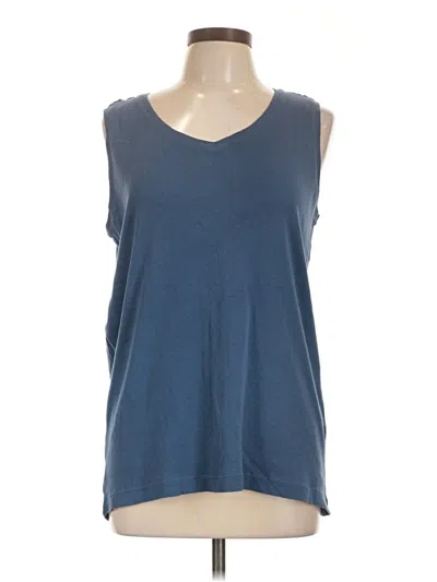 Pre-owned Chico's Sleeveless T-shirt In Blue