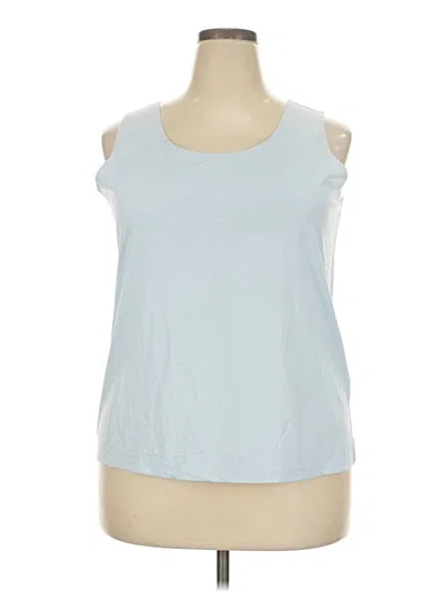 Chico's Sleeveless T-shirt In Blue