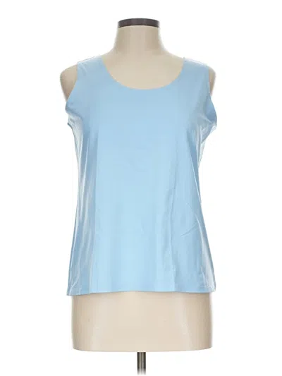 Pre-owned Chico's Sleeveless T-shirt In Blue