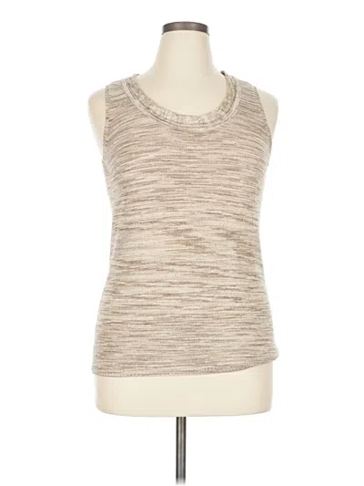 Pre-owned Chico's Sleeveless T-shirt In Brown