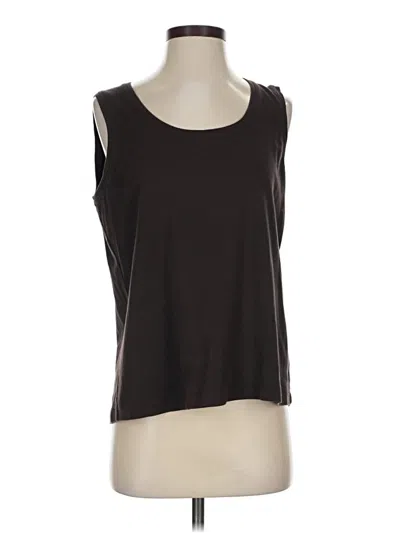 Pre-owned Chico's Sleeveless T-shirt In Brown
