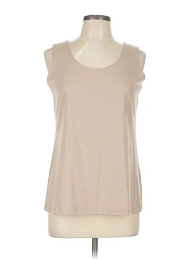 Pre-owned Chico's Sleeveless T-shirt In Brown