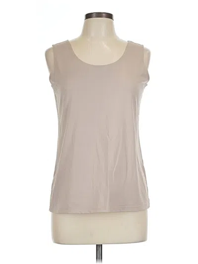 Pre-owned Chico's Sleeveless T-shirt In Brown