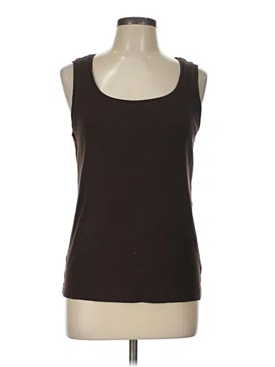 Pre-owned Chico's Sleeveless T-shirt In Brown