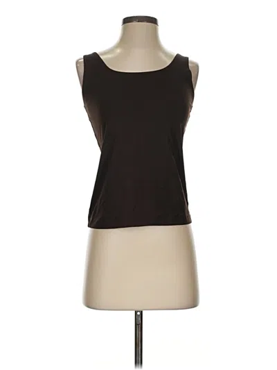 Pre-owned Chico's Sleeveless T-shirt In Brown