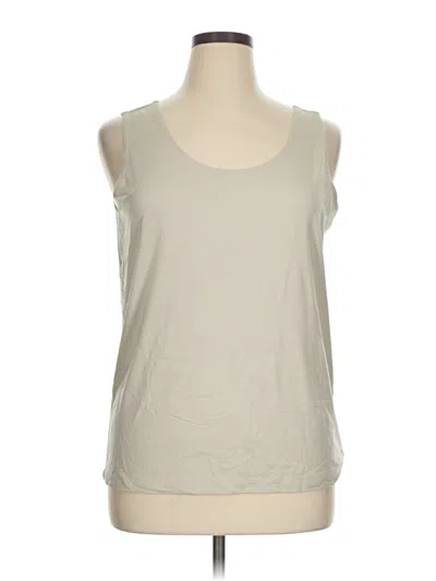 Pre-owned Chico's Sleeveless T-shirt In Gray