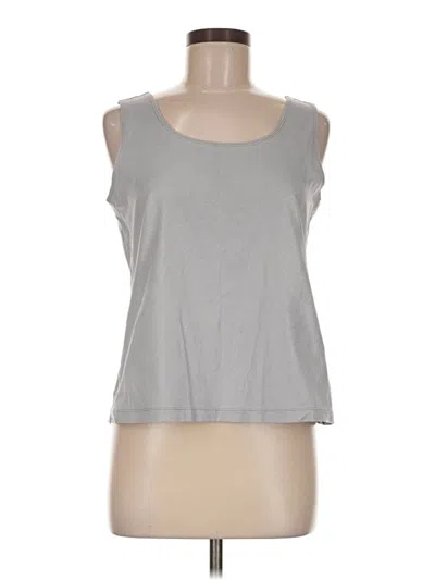 Pre-owned Chico's Sleeveless T-shirt In Gray