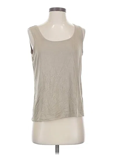 Pre-owned Chico's Sleeveless T-shirt In Gray