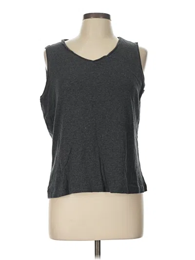 Pre-owned Chico's Sleeveless T-shirt In Gray