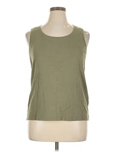Pre-owned Chico's Sleeveless T-shirt In Green