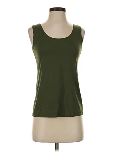 Pre-owned Chico's Sleeveless T-shirt In Green