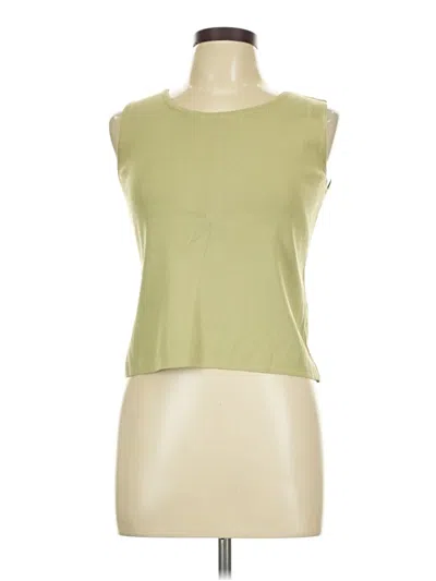 Pre-owned Chico's Sleeveless T-shirt In Green