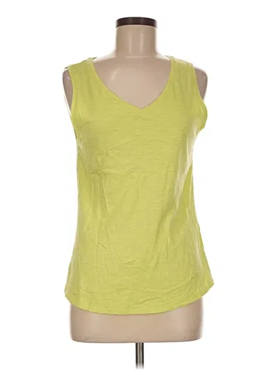 Pre-owned Chico's Sleeveless T-shirt In Green