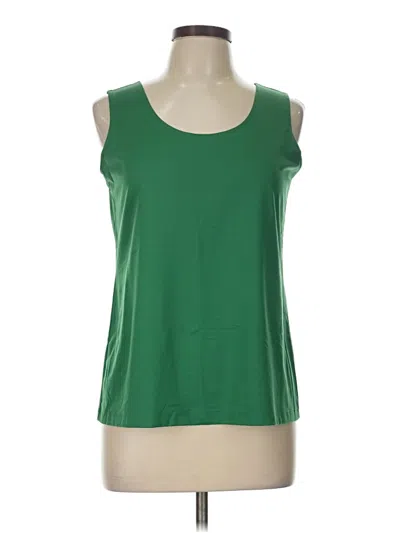 Pre-owned Chico's Sleeveless T-shirt In Green