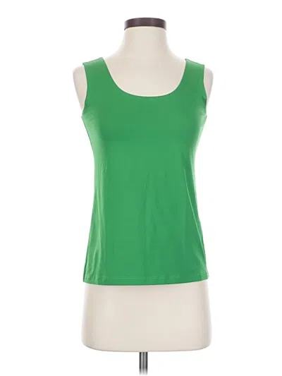 Pre-owned Chico's Sleeveless T-shirt In Green