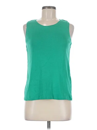Pre-owned Chico's Sleeveless T-shirt In Green