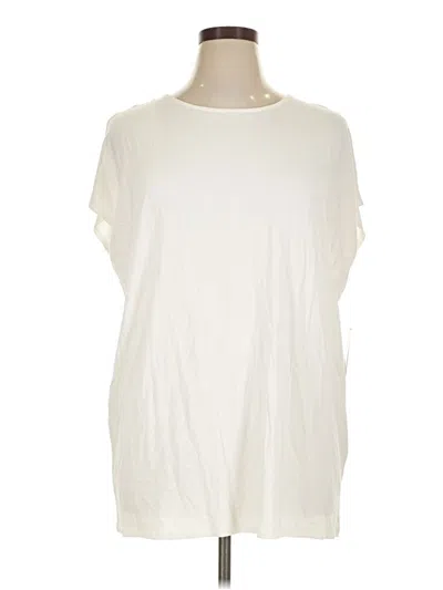 Pre-owned Chico's Sleeveless T-shirt In Ivory