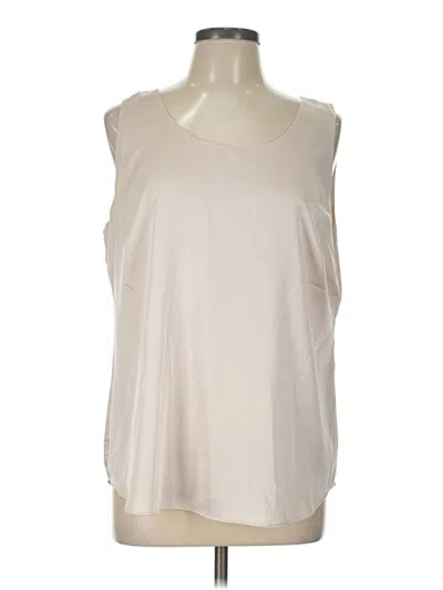 Pre-owned Chico's Sleeveless T-shirt In Ivory