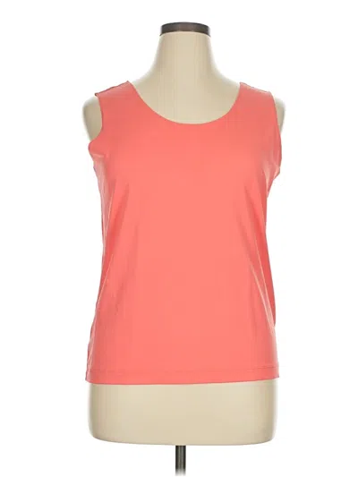 Pre-owned Chico's Sleeveless T-shirt In Orange