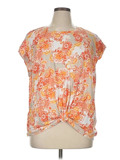 Pre-owned Chico's Sleeveless T-shirt In Orange