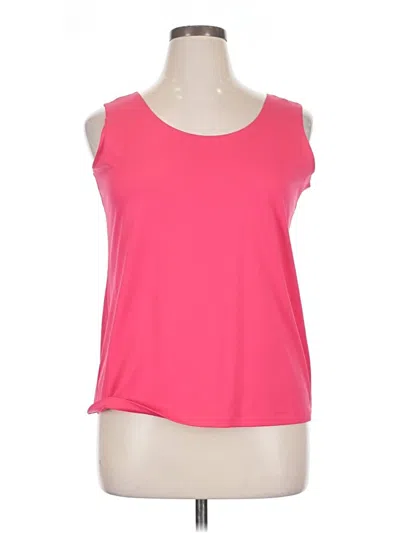 Pre-owned Chico's Sleeveless T-shirt In Pink