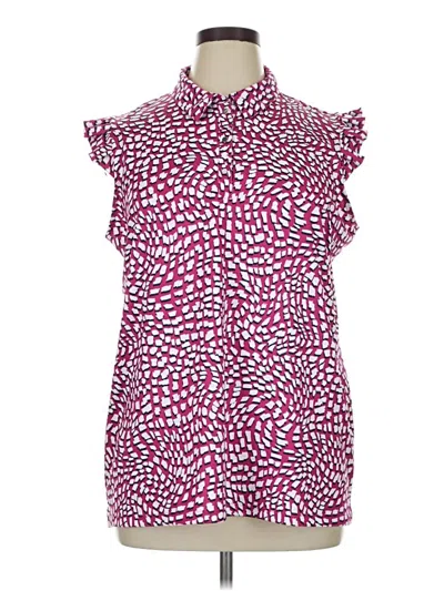 Pre-owned Chico's Sleeveless T-shirt In Pink