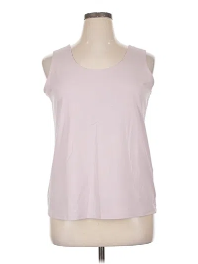 Pre-owned Chico's Sleeveless T-shirt In Pink