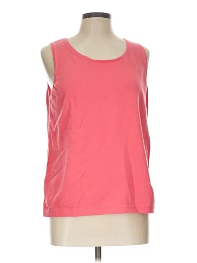 Pre-owned Chico's Sleeveless T-shirt In Pink