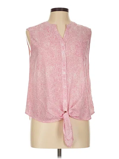 Pre-owned Chico's Sleeveless T-shirt In Pink
