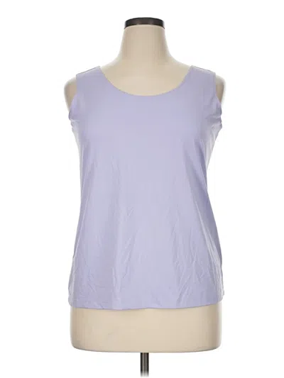 Pre-owned Chico's Sleeveless T-shirt In Purple