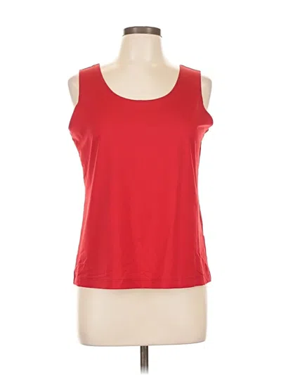Pre-owned Chico's Sleeveless T-shirt In Red