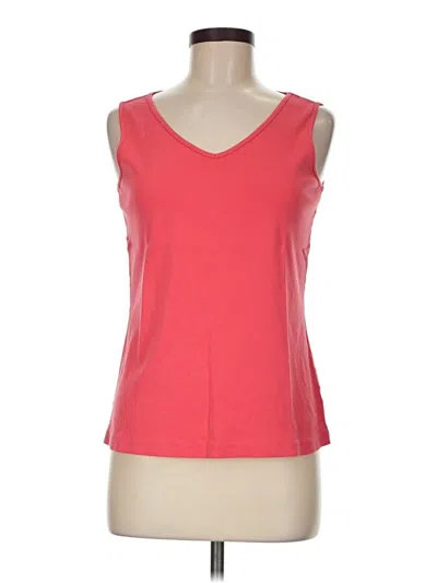 Pre-owned Chico's Sleeveless T-shirt In Red