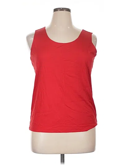 Pre-owned Chico's Sleeveless T-shirt In Red