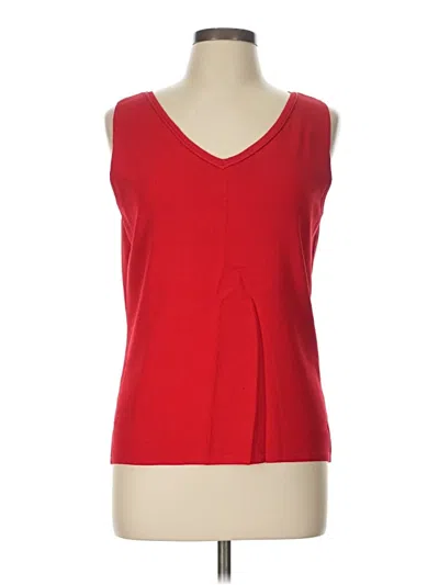Pre-owned Chico's Sleeveless T-shirt In Red